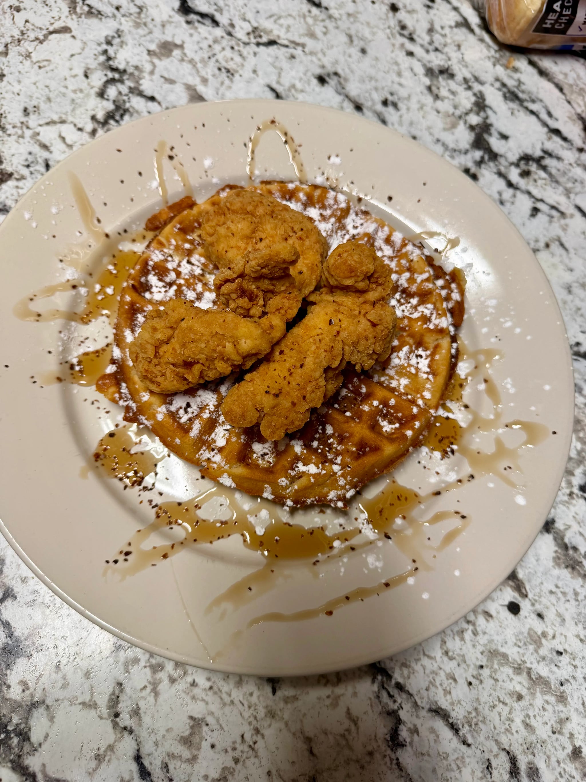 Waffle and Chicken