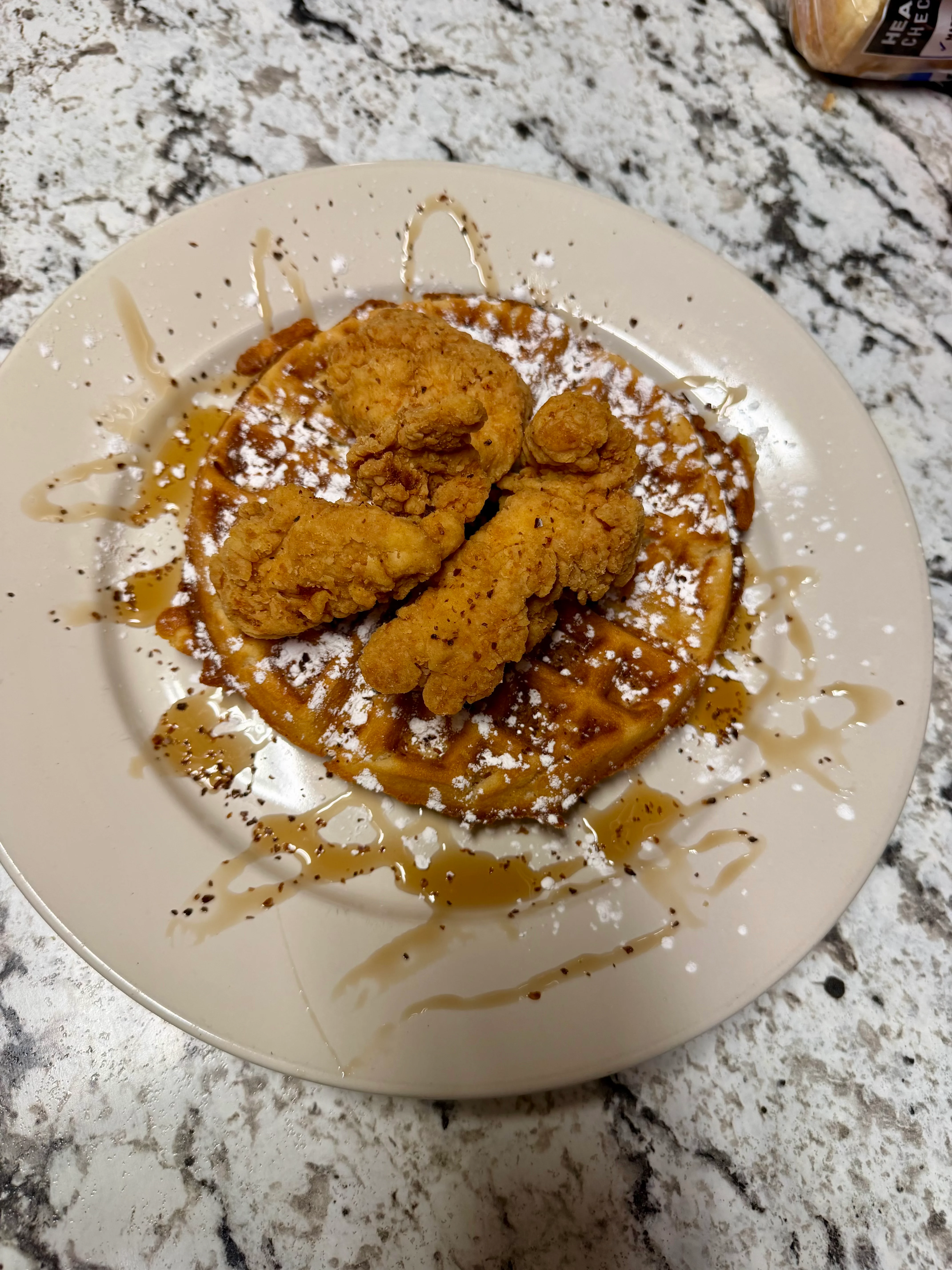 Waffle and Chicken